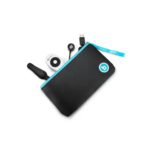 b-Vibe Novice Rechargeable Remote-Controlled Vibrating Silicone Anal Plug in Black