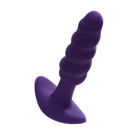 VeDO Twist Rechargeable Silicone Vibrating Anal Plug in Purple