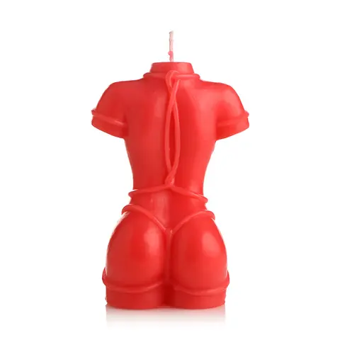 Master Series Bound Goddess Drip Candle in Red