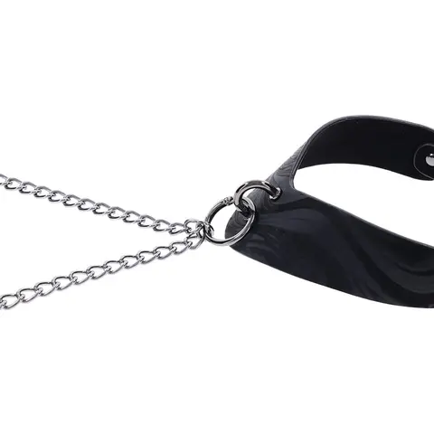 Sportsheets Velvet Noir Collar & Removable Clamps