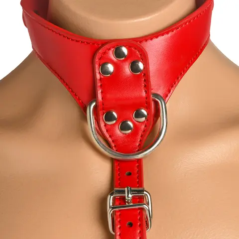 Master Series Vixen Chest Harness in Red