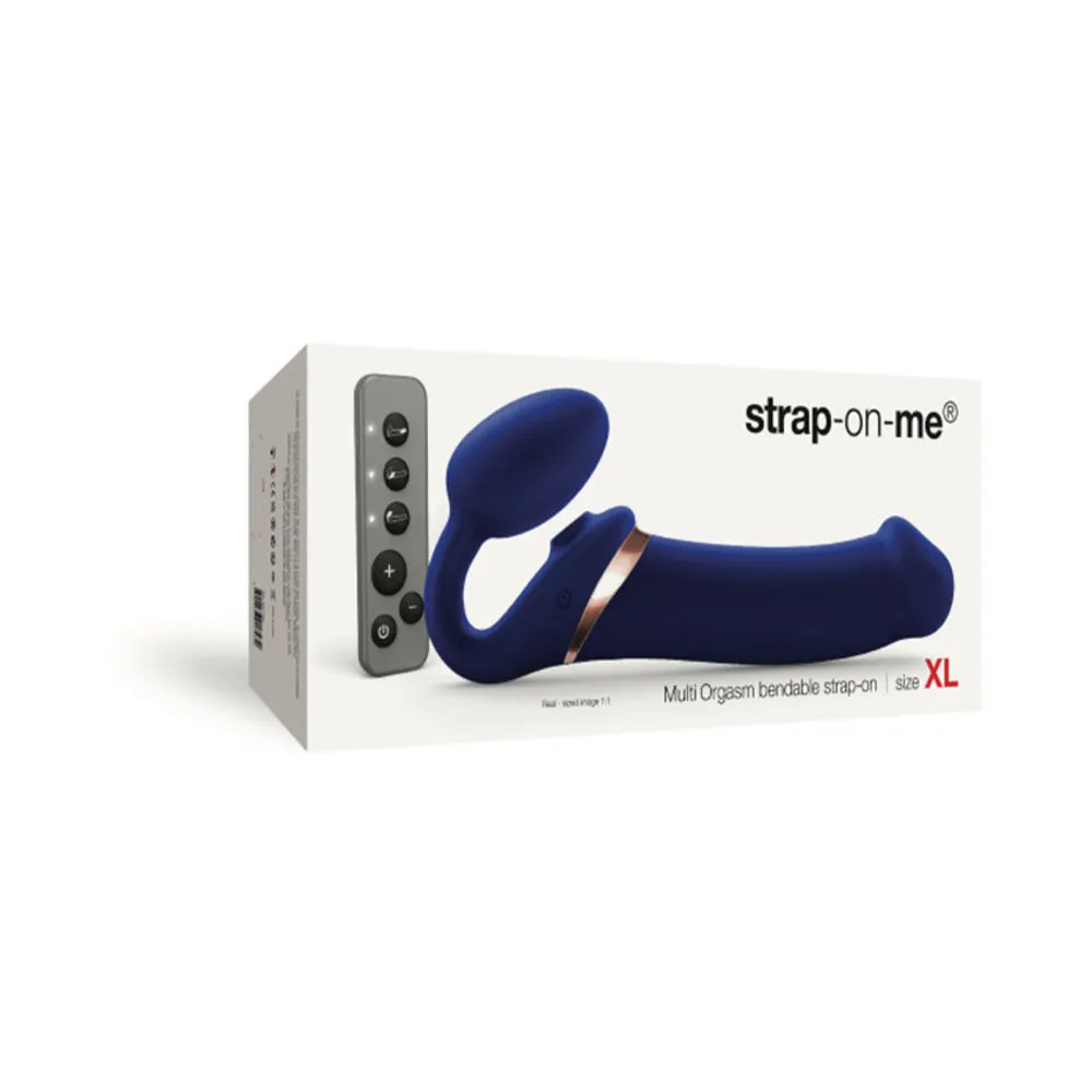 Strap-On-Me Multi Orgasm Bendable Strapless Strap-On Night Blue XLarge
