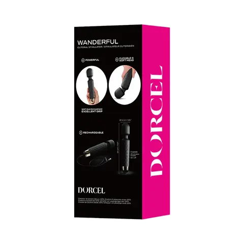 Dorcel Wanderful Rechargeable Wand Black