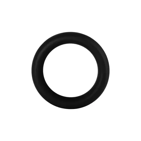 Forto F-64 Wide Liquid Silicone Cockring Small in Black