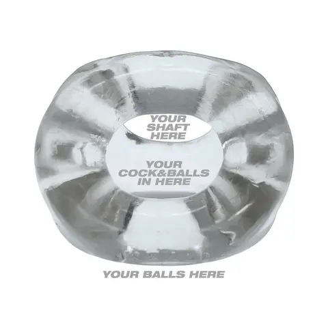 Oxballs Tri-Sport XL Thicker 3-Ring Sling in Clear