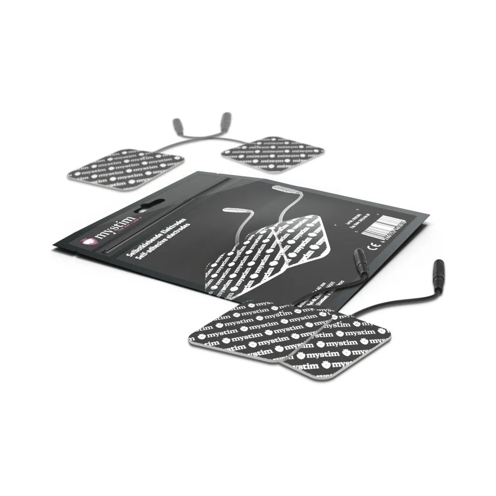 Mystim Replacement Square Electrode Pad 4-Pack