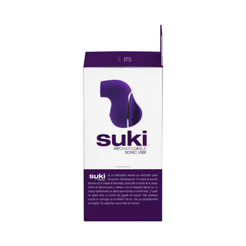 Vedo Suki Sonic Suction Rechargeable Vibrator Deep Purple