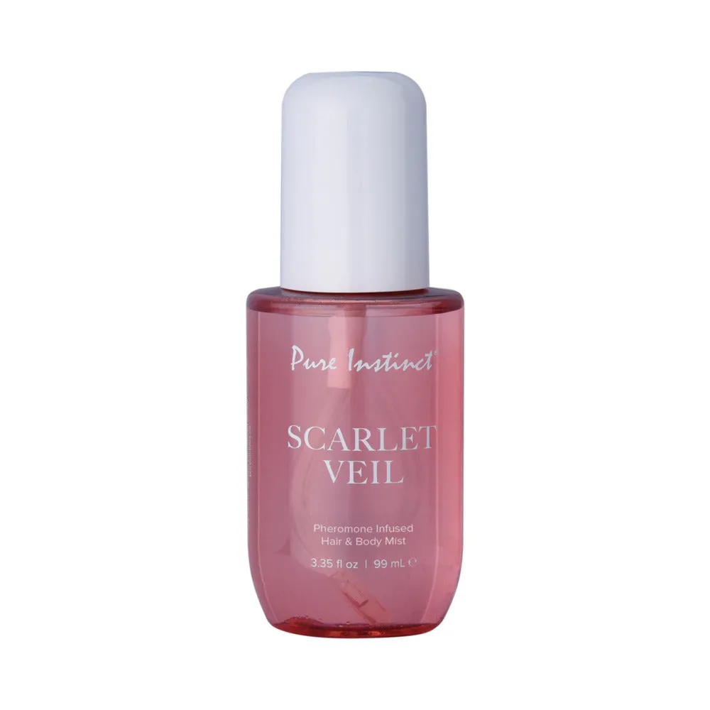 Pure Instinct Pheromone Hair & Body Mist Scarlet Veil 3.35 oz.