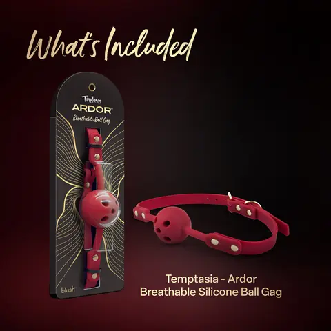 Temptasia Ardor Ball Gag in Red