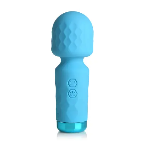 BANG! 10X Mini Silicone Wand in Blue