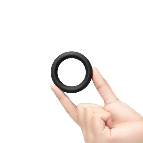 b-Vibe Snug Ring 40mm Snug Fit Silicone C-Ring in Black