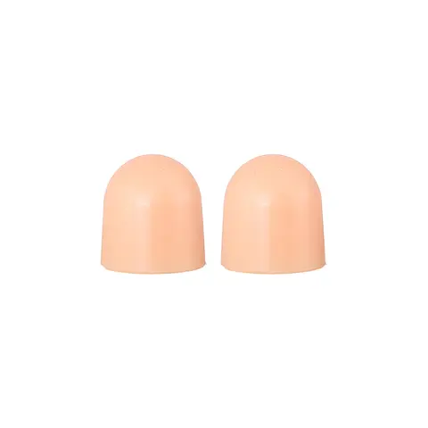 Addiction 7 in. Silicone Hollow Dong Strap-On Beige