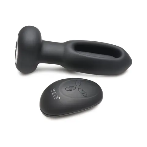 Flickers Bum Flick Flicking & Vibrating Silicone Butt Plug with Remote