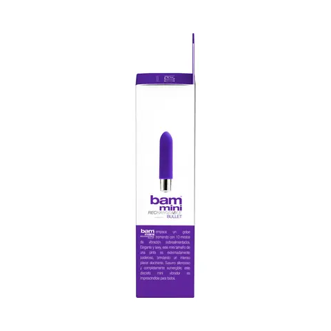 VeDO Bam Mini Rechargeable Bullet Vibe - Indigo