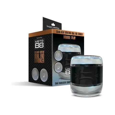 MSTR B8 Clear-View Dual End Stroker Double Play