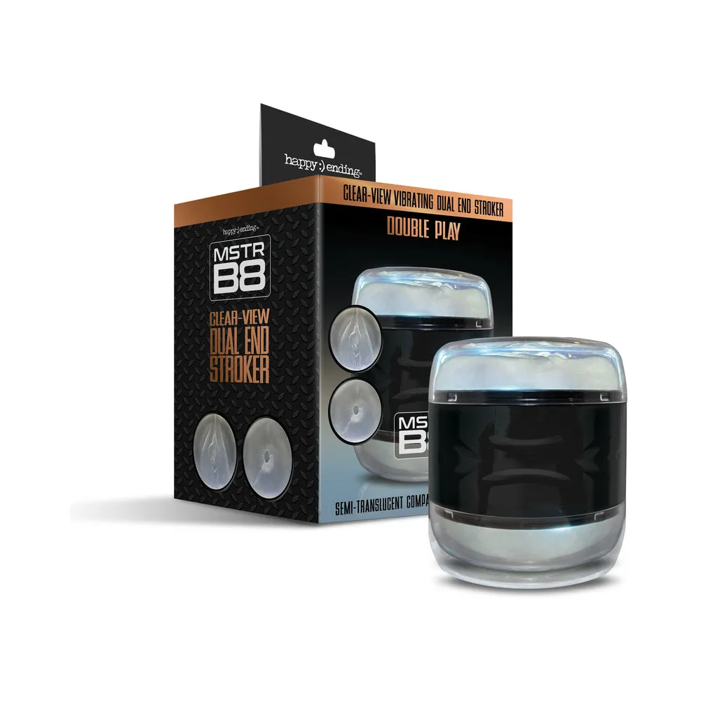 MSTR B8 Clear-View Dual End Stroker Double Play