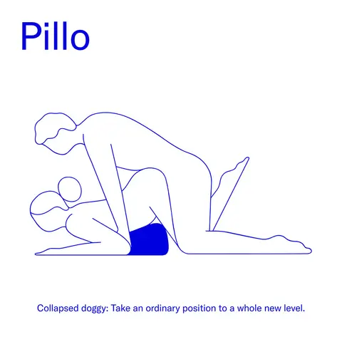 Dame Pillo Sex Pillow Indigo