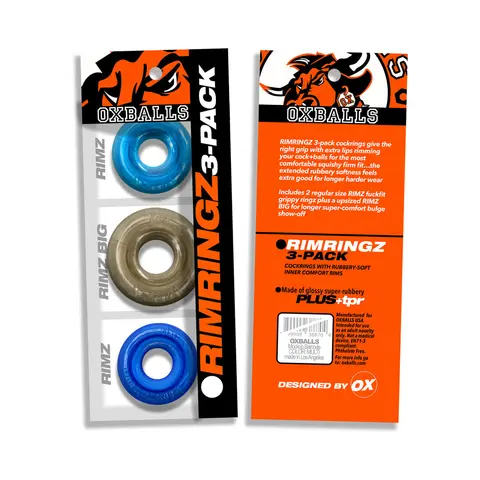 Oxballs Rimringz Multi Size 3-Pack Cool Blues