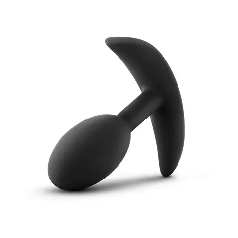 Luxe Wearable Vibra Slim Plug Small in Black
