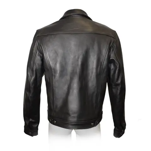 Prowler RED Leather Trucker Jacket XL