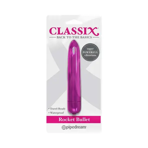 Classix Rocket Bullet Vibrator in Pink