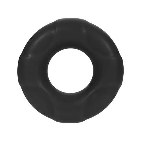 Forto F-33 Liquid Silicone Cockring Medium in Black