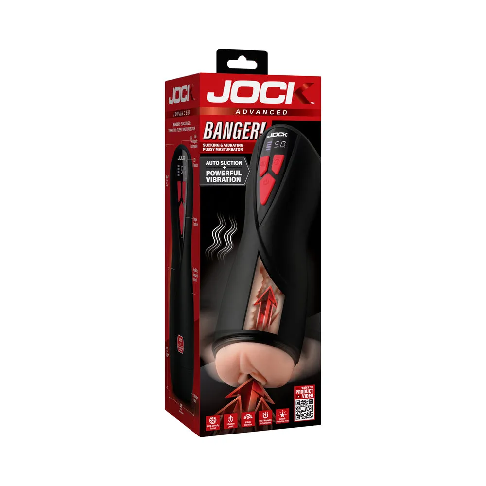 JOCK Advanced Banger Sucking & Vibrating Pussy Masturbator
