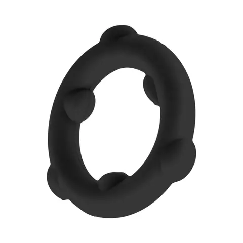 Oxballs Spinner Single Silicone Ring in Black