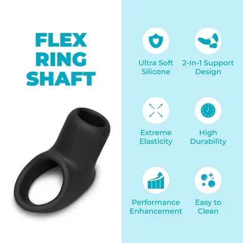 b-Vibe Flex Ring Shaft Silicone C-Ring & Ball Stretcher