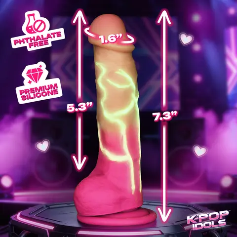 K-Pop Idols K.G. Silicone Dildo with Balls