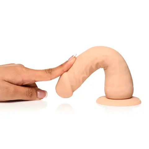 Easy Riders 7 in. Silicone Dildo in Light