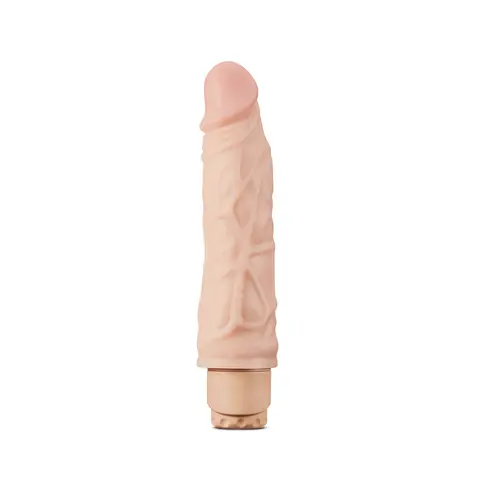 Dr. Skin Cock Vibe 10 Realistic 8.5 in. Vibrating Dildo in Beige