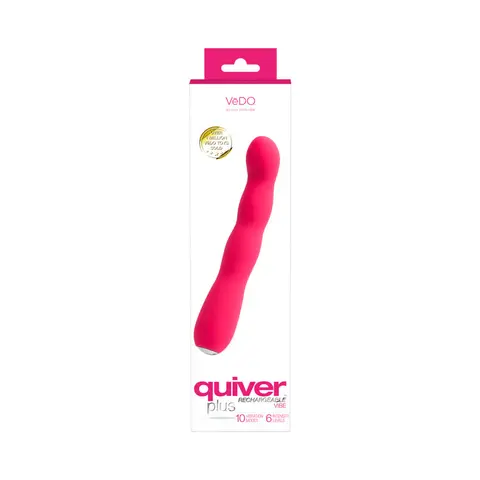 VeDO Quiver Plus Rechargeable Vibe Foxy Pink