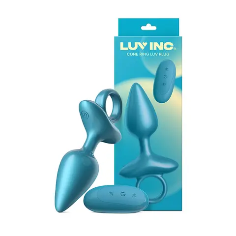 Luv Inc. Cr82: Cone Ring Luv Plug Metallic Blue