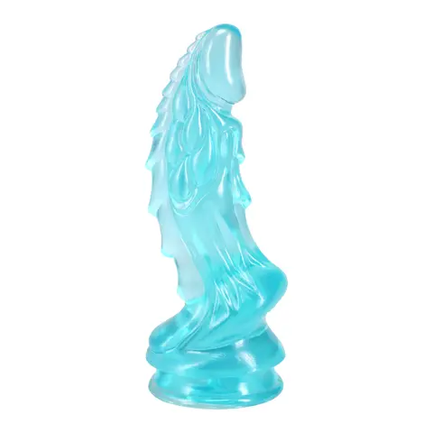 Crystal Jellies Invader 8.5 in. Dildo in Teal