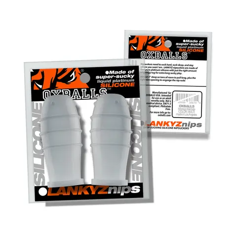 Oxballs Lankyz Silicone Nipsuckers in Clear