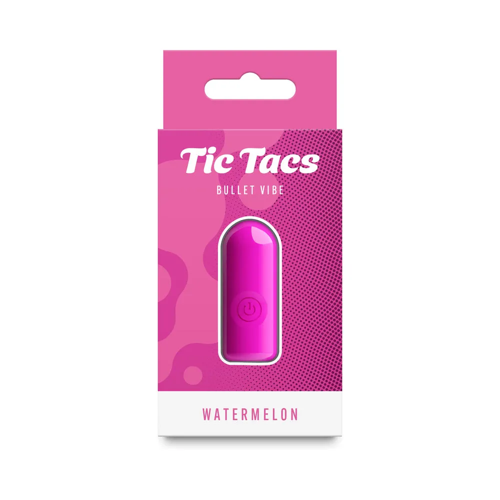 Tic Tacs Watermelon Silicone Bullet Vibe Pink