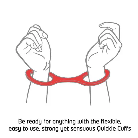 Quickie Cuffs Large in Red