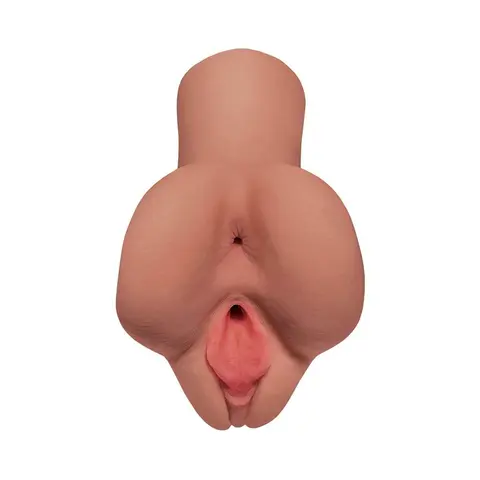 PDX Plus Pick Your Pleasure Dual Entry Stroker in Tan