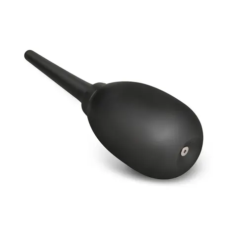 b-Vibe Flexible Silicone Anal Douche Black