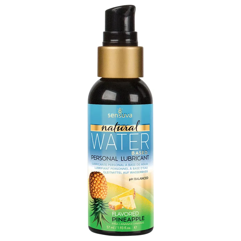 Sensuva Natural Water Based Personal Lubricant Pineapple 2 oz.