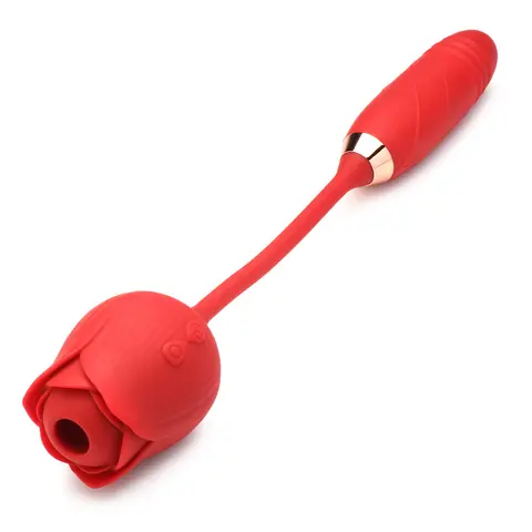 Bloomgasm Romping Rose 10X Suction Rose & Thrusting Vibrator
