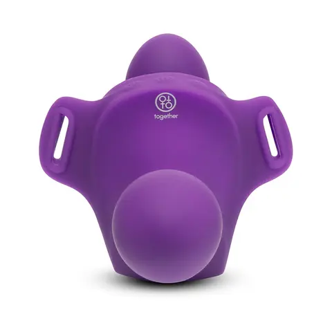 Together Lock-In Dual-Ended Vibrating Strap-on & Harness Set