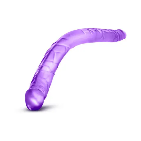 B Yours 16 in. Double Dildo in Purple