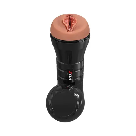 PDX Extreme Wet Pussies Super Luscious Lips XXL in Brown