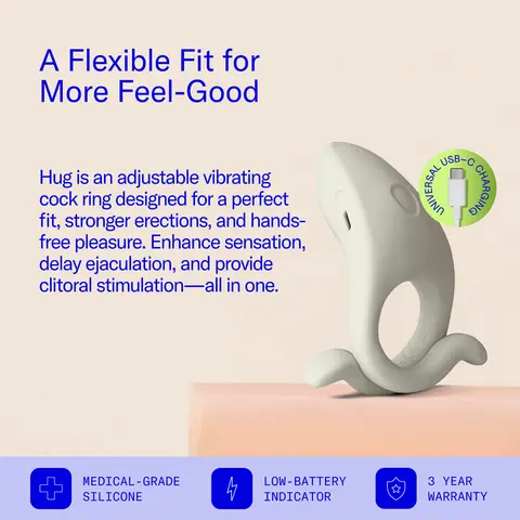 Dame Hug Vibrating Couples Ring Fog