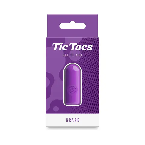 Tic Tacs Grape Silicone Bullet Vibe Purple
