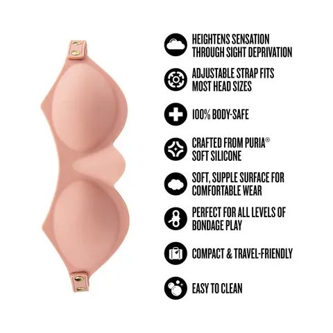 Temptasia Ardor Blindfold in Pink