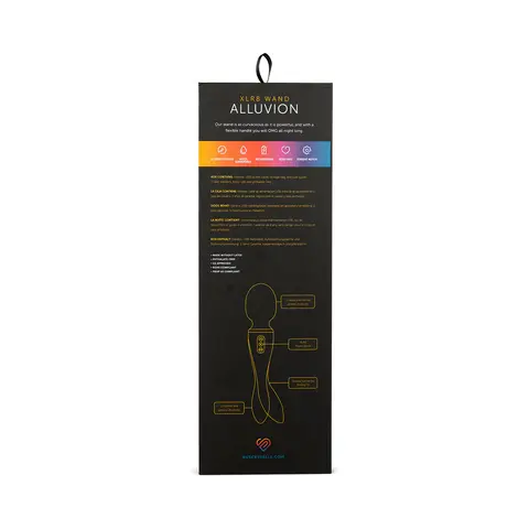 Nu Sensuelle Alluvion XLR8 Turbo Wand in Black