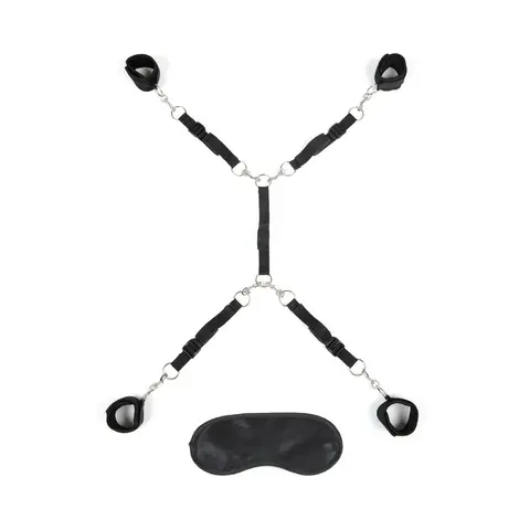 Lux Fetish Bed Spreader Black
